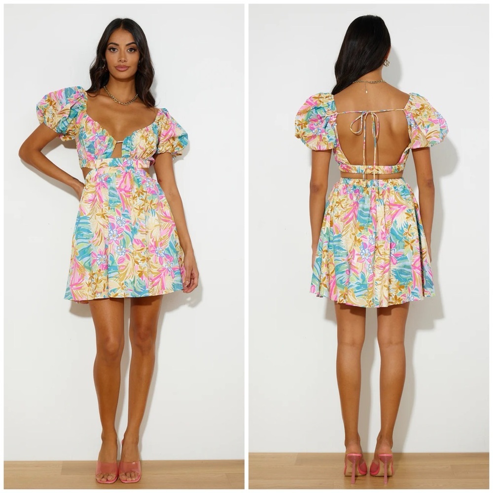 Hello Molly Candy at The Carnival Mini Dress in Multi Size S